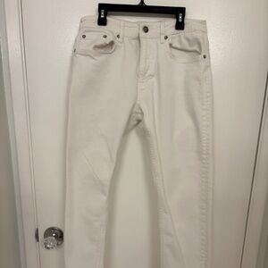 Zara White Pants Size 8